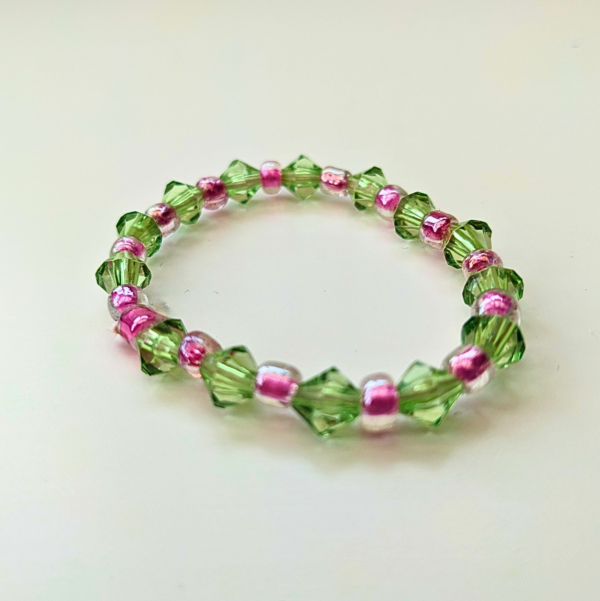 Pink green Bracelet